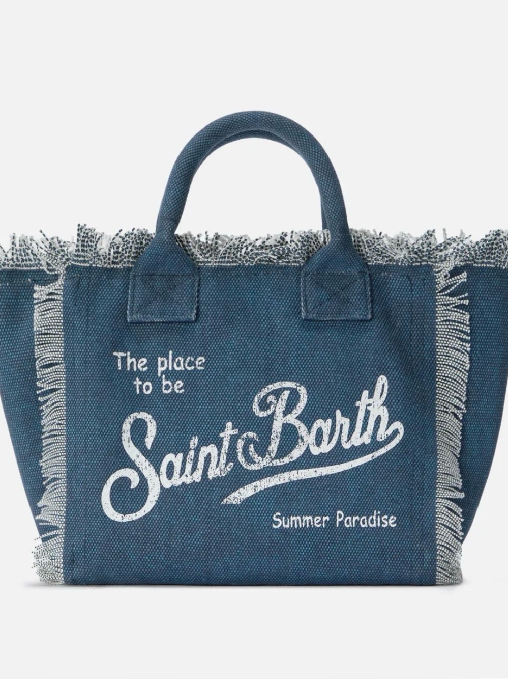 Blue Denim Tote - Summer Paradise Logo